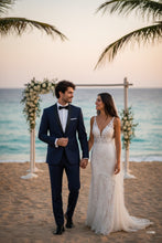 RN Collection "Paris" Navy 1-Button Shawl Tuxedo (2-Piece Set)