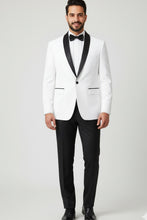 RN Collection "Paris" Off-White 1-Button Shawl Tuxedo (2-Piece Set)