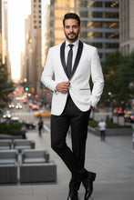 RN Collection "Paris" Off-White 1-Button Shawl Tuxedo (2-Piece Set)