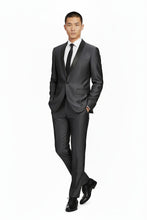 RN Collection "Paris" Sharkskin 1-Button Shawl Tuxedo (2-Piece Set)
