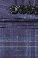 RN Collection Purple & Blue Windowpane Sports Jacket