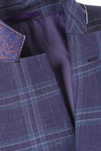 RN Collection Purple & Blue Windowpane Sports Jacket