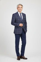 RN Collection Purple & Blue Windowpane Sports Jacket