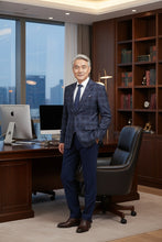 RN Collection Purple & Blue Windowpane Sports Jacket