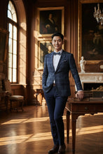 RN Collection Purple & Blue Windowpane Sports Jacket