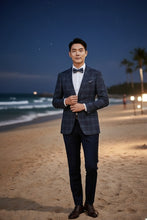 RN Collection Purple & Blue Windowpane Sports Jacket