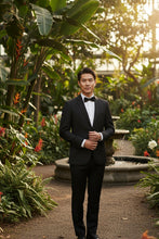 RN Collection "Rafael" Black 2-Button Notch Suit (2-Piece Set)