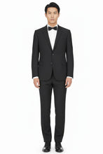 RN Collection "Rafael" Black 2-Button Notch Suit (2-Piece Set)