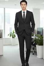 RN Collection "Rafael" Black 2-Button Notch Suit (2-Piece Set)