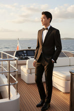 RN Collection "Rafael" Black 2-Button Notch Suit (2-Piece Set)