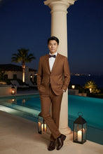 RN Collection "Rafael" Brown 2-Button Notch Suit (2-Piece Set)