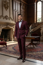 RN Collection "Rafael" Burgundy 2-Button Notch Suit (2-Piece Set)