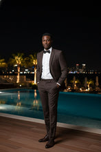 RN Collection "Rafael" Dark Brown 2-Button Notch Suit (2-Piece Set)