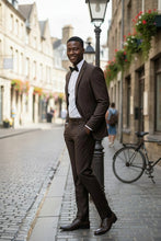 RN Collection "Rafael" Dark Brown 2-Button Notch Suit (2-Piece Set)