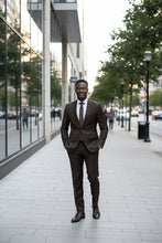 RN Collection "Rafael" Dark Brown 2-Button Notch Suit (2-Piece Set)