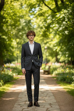 RN Collection "Rafael" Dark Grey 2-Button Notch Suit (2-Piece Set)