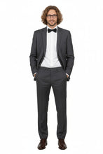 RN Collection "Rafael" Dark Grey 2-Button Notch Suit (2-Piece Set)