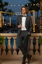 RN Collection "Rafael" Dark Grey 2-Button Notch Suit (2-Piece Set)