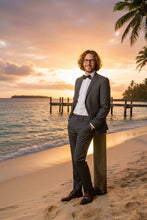 RN Collection "Rafael" Dark Grey 2-Button Notch Suit (2-Piece Set)