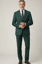 RN Collection "Rafael" Green 2-Button Notch Suit (2-Piece Set)