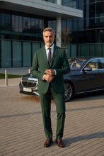 RN Collection "Rafael" Green 2-Button Notch Suit (2-Piece Set)