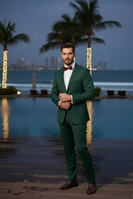 RN Collection "Rafael" Green 2-Button Notch Suit (2-Piece Set)