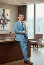 RN Collection "Rafael" Light Blue 2-Button Notch Suit (2-Piece Set)