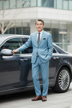 RN Collection "Rafael" Light Blue 2-Button Notch Suit (2-Piece Set)