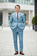 RN Collection "Rafael" Light Blue 2-Button Notch Suit (2-Piece Set)