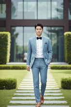 RN Collection "Rafael" Light Blue 2-Button Notch Suit (2-Piece Set)