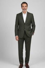 RN Collection "Rafael" Olive 2-Button Notch Suit (2-Piece Set)