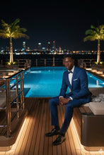 RN Collection "Rafael" Royal Blue 2-Button Notch Suit (2-Piece Set)