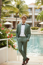RN Collection "Rafael" Sage 2-Button Notch Suit (2-Piece Set)