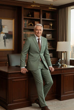 RN Collection "Rafael" Sage 2-Button Notch Suit (2-Piece Set)