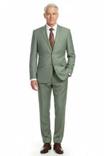 RN Collection "Rafael" Sage 2-Button Notch Suit (2-Piece Set)