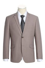 RN Collection "Rafael" Warm Taupe 2-Button Notch Suit (2-Piece Set)