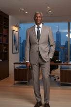 RN Collection "Rafael" Warm Taupe 2-Button Notch Suit (2-Piece Set)