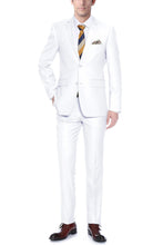 RN Collection "Rafael" White 2-Button Notch Suit (2-Piece Set)