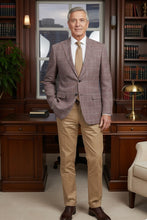 RN Collection Wine Windowpane Sports Jacket