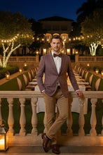 RN Collection Wine Windowpane Sports Jacket