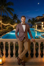 RN Collection Wine Windowpane Sports Jacket