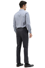 Sean Alexander "Cairo" Charcoal Plain Front Pants (Skinny Fit)