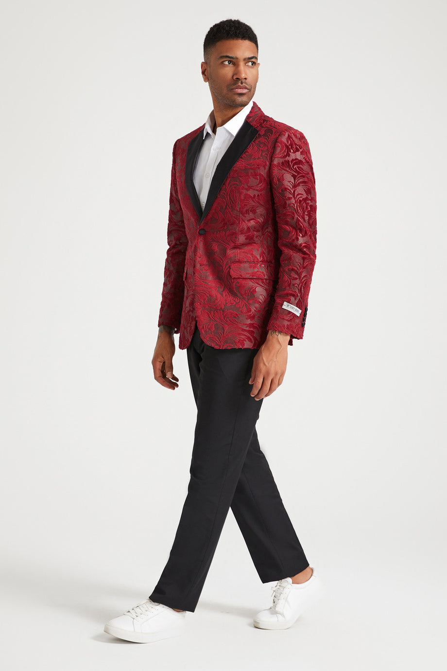 Stacy Adams "Avery" Red Tuxedo Jacket (Separates)