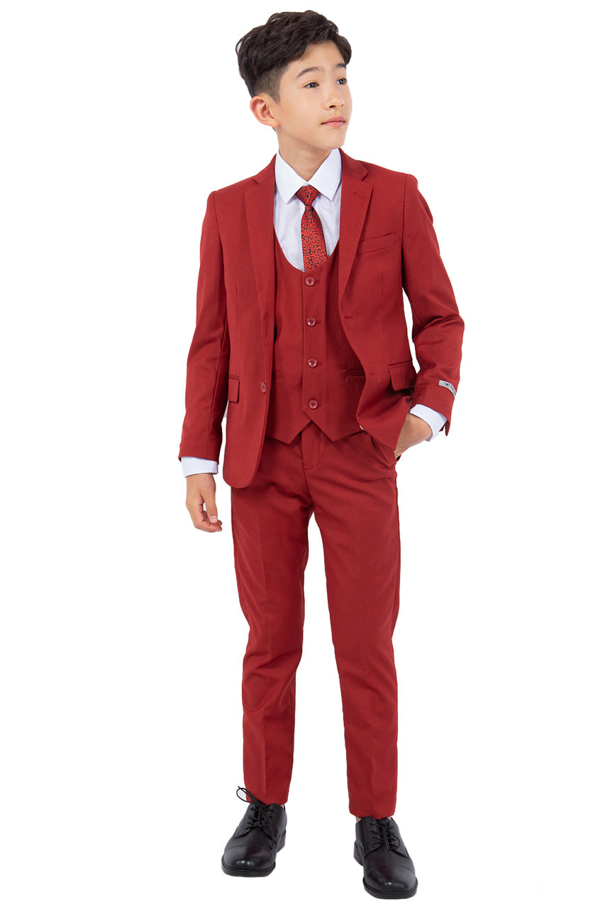 Stacy Adams "Huntington" Stacy Adams Kids Brick Suit (5-Piece Set)