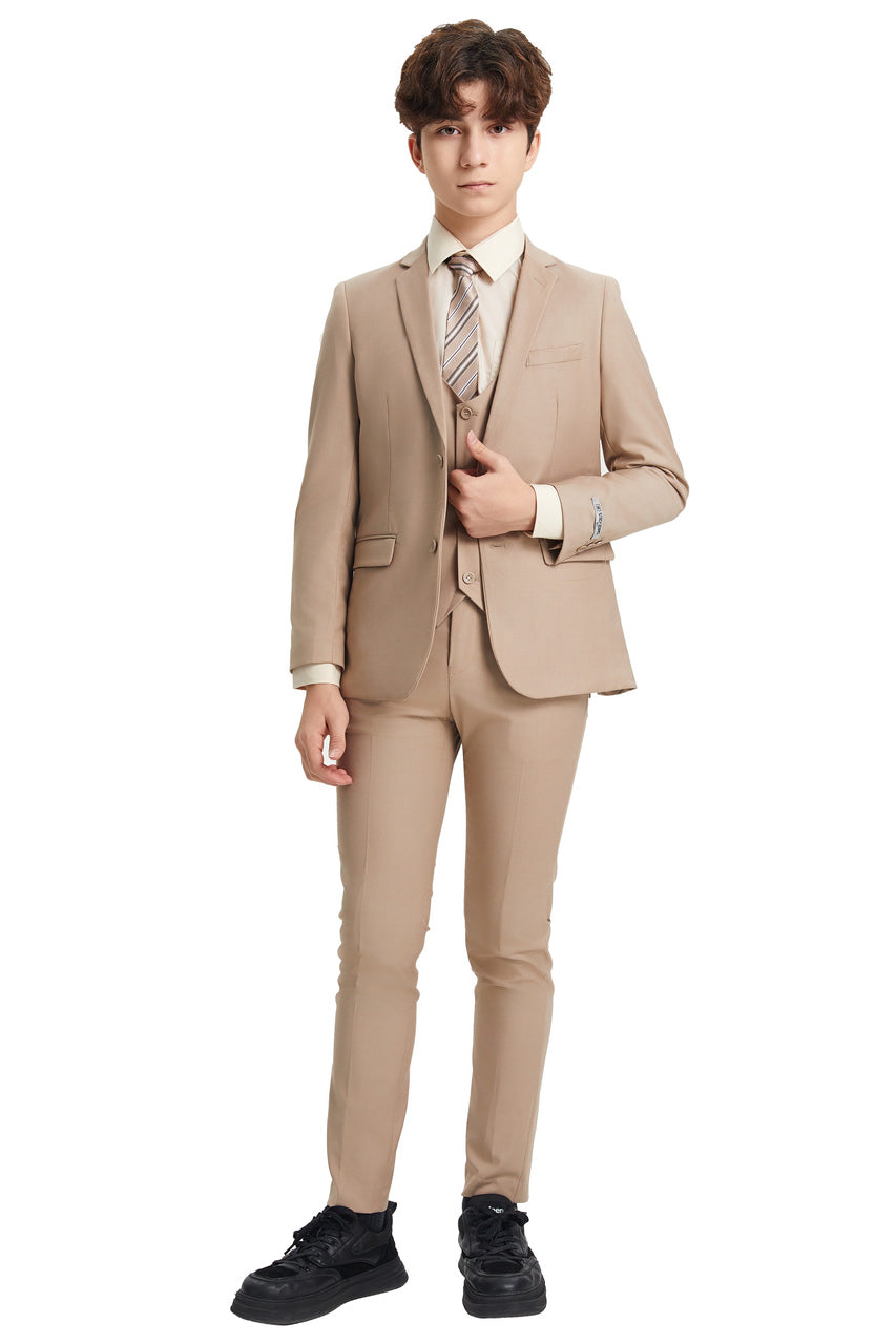 Stacy Adams "Huntington" Stacy Adams Kids Tan Suit (5-Piece Set)