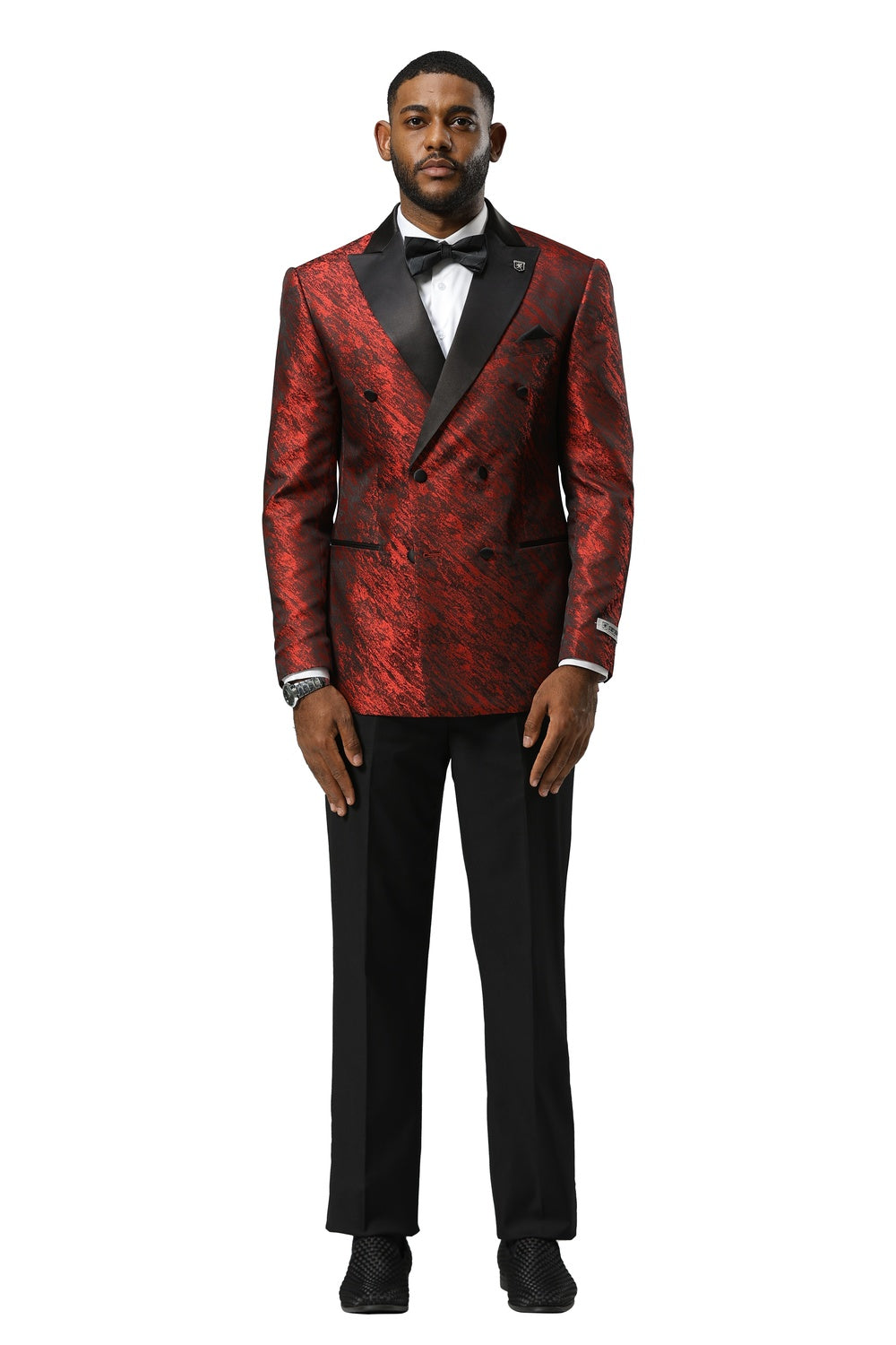 Stacy Adams "Lennox" Red Tuxedo Jacket (Separates)