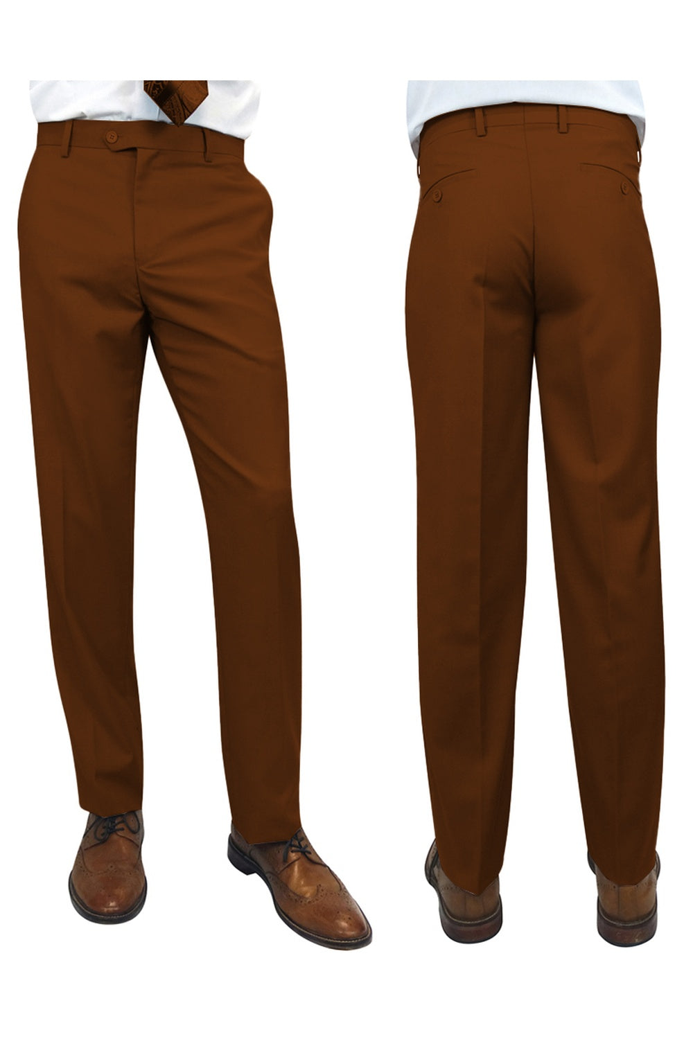Statement "Denali" Copper Super 150's Wool Dress Pants