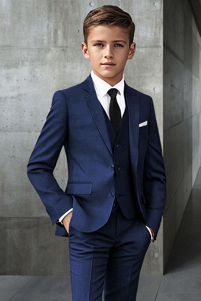 "Elliot" Kids Navy 5-Piece Suit