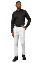 "Cairo" White Plain Front Pants (Skinny Fit)