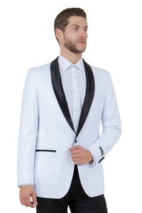 "Chadwick" White Tuxedo (2-Piece Set)
